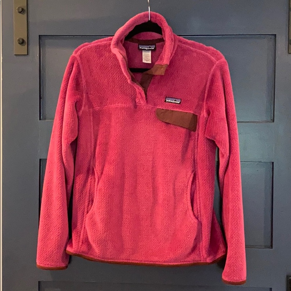 Patagonia re-tool snap-T pullover M PINK